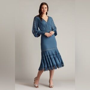 TADASHI SHOJI - NYSSA BISHOP SLEEVE DRESS